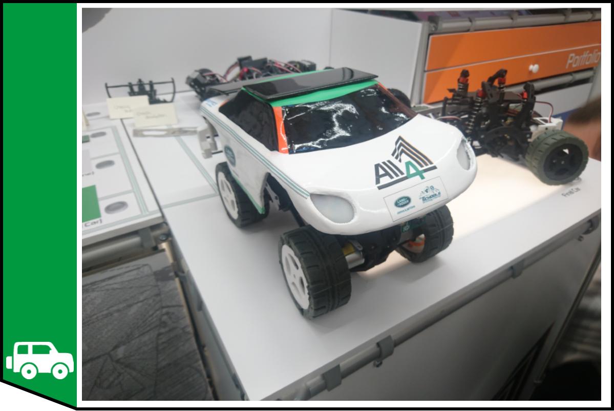 All4oneGermany's tweet photo. So this is our final car!
Unfortunately, its electronics didn't survive the flight. We spent every second trying to fix it, but we weren't able to identify the problem : /

#All4One #4x4inSchools #LR4x4WF2019 #ThinkBeyond #DrivingInnovation #FinalCar @4x4inschoolshq @JLRCareers https://t.co/ul5tiFwdi5