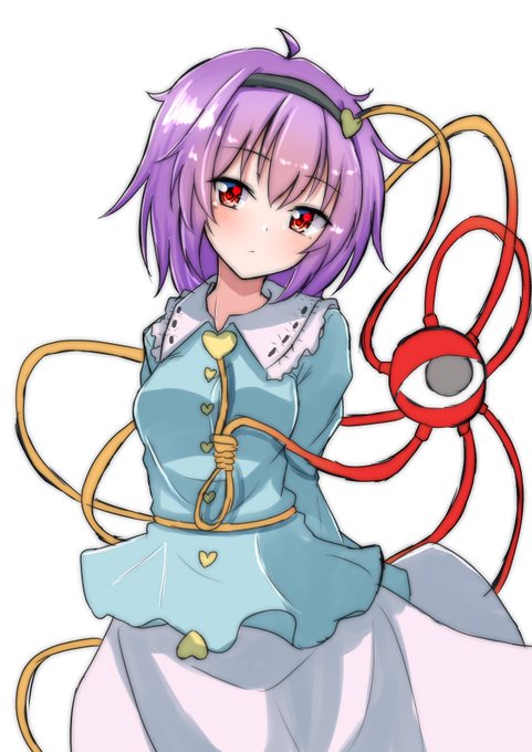 #深夜の真剣お絵描き60分一本勝負 
古明地さとり 