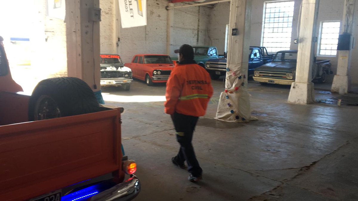 Defensa Civil en predio de la Rural, cubriendo evento " Chevrolet"