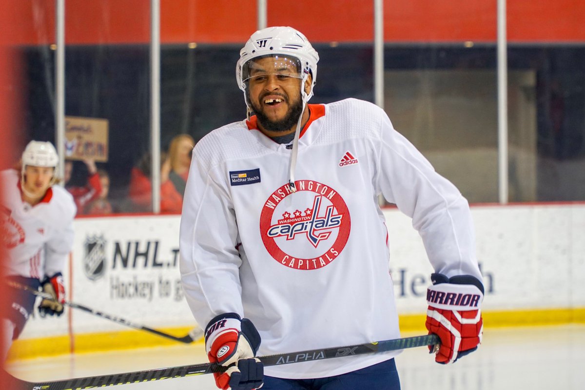Capitals's tweet photo. He back https://t.co/hzpn0ejrh7