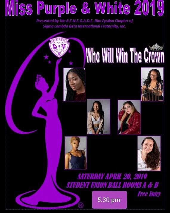 VStateMGC's tweet photo. Come out tonight and be apart of @VstateBetas first annual Miss Purple and White Pageant!!! https://t.co/QnjN2dbhm5