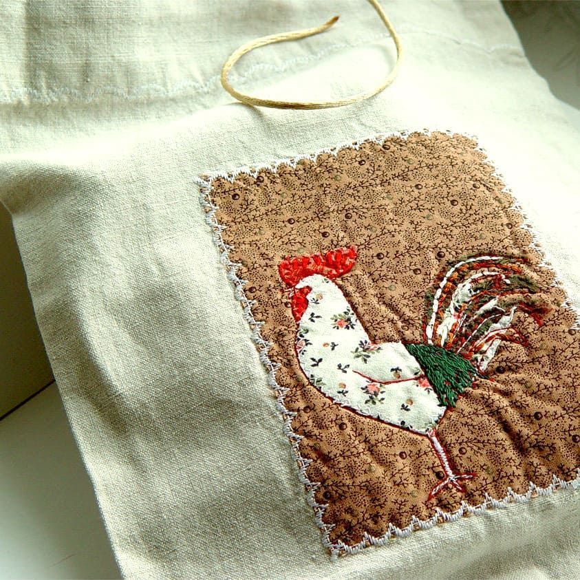 sustainable Easter mood... buff.ly/2ULW5vP #zerowaste #breadbag #rooster