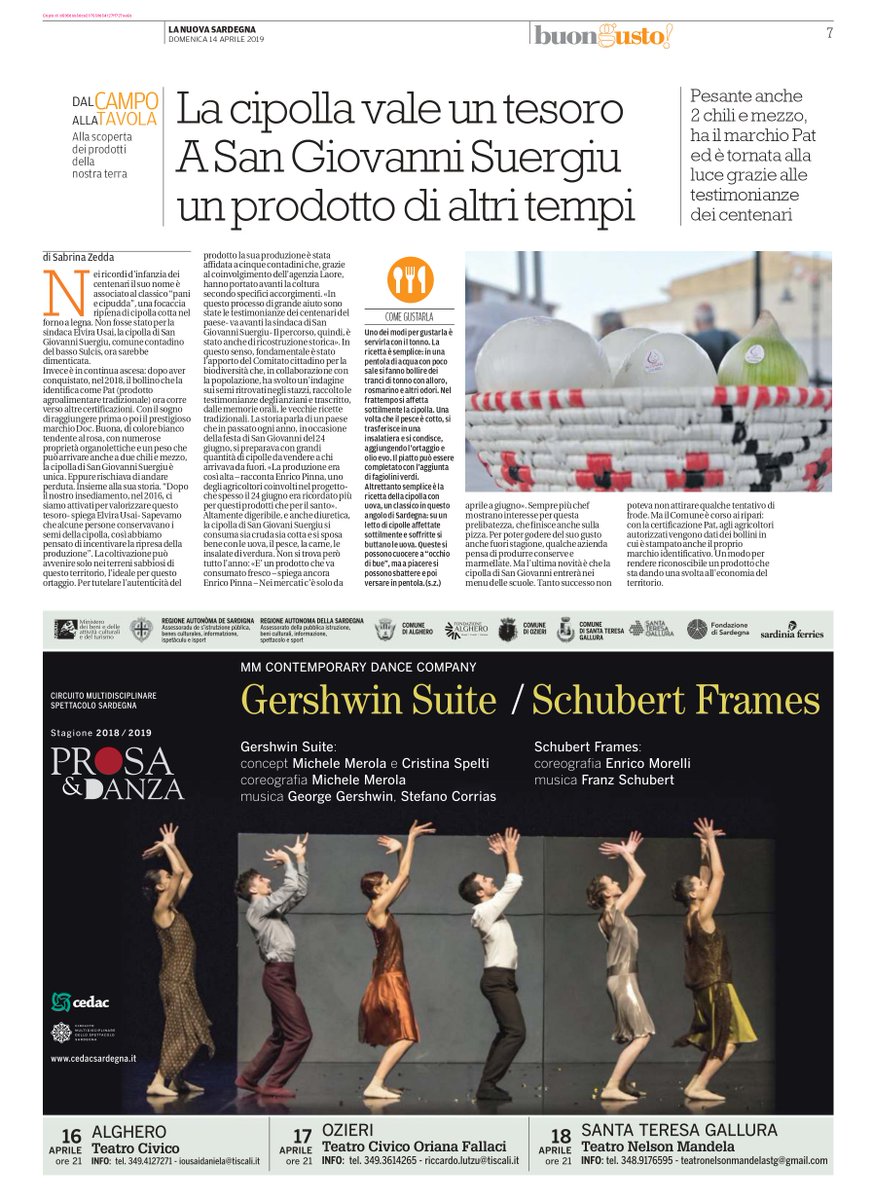 La #cipolla vale un tesoro. #food #agrifood #foodporn #cipolle #sardegna #sulcis #sangiovannisuergiu #presidiopat #pat Tratto da <a href="/lanuovasardegna/">La Nuova Sardegna</a> del 14 aprile 2019 <a href="/ElviUsai/">Elvira Usai</a>