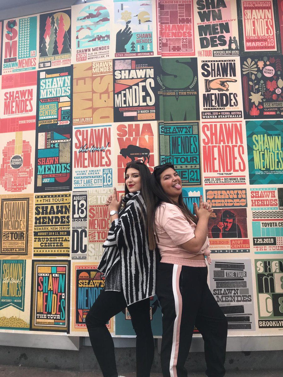 westankevin's tweet photo. 📝 Petition for Shawn's team to have the poster wall backdrop on all tour stops! So many fans loved taking photos there with their friends and it showcases his music bringing people together from all around the world! @ShawnAccess @ShawnMendes https://t.co/Z77ZWOcy6h