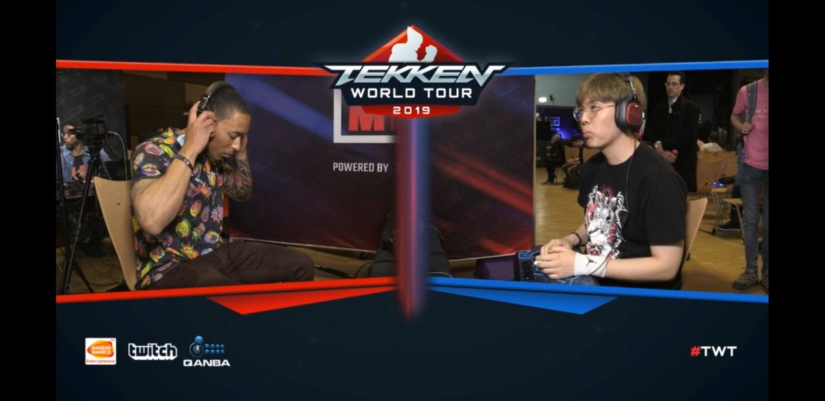 TEKKEN's tweet photo. Hold on to your seats!

It's 🇫🇷 vs 🇰🇷!

@Tekken_CBM 🍒🍓🥭is stepping up to the plate at @THEMIXUPLyon after an amazing run at last week's @DamagermanY!

Can @fugsang use his home field advantage and stop his momentum?!

Tune in on https://t.co/XhMNfbgqsM and find out! 

#TWT https://t.co/yTgOQRSnxz