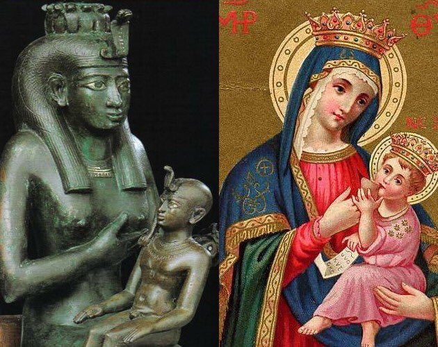#12: Jesus’ Birth (Part 2)Isis, the mother of Horus, just like Mary would be prophesied to about her future virgin birth. The coming of the sun/son was announced by three wise men/magi/three stars of Orion’s Belt which pointed directly to Sirius(Siri) the star of the east.