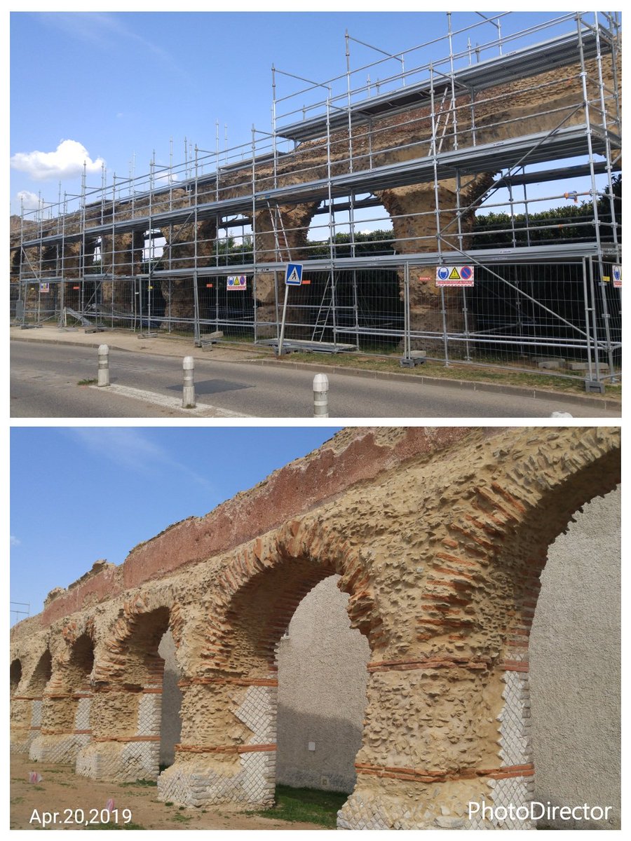 p_lakehal's tweet photo. Petite balade au pied de l'#AqueducromainduGier à  #Chaponost Partie restaurée grâce au #Lotopatrimoine et la générosité de nbreux donateurs et une autre partie en cours de restauration.  #Onnelâcherien @bernstephane @fond_patrimoine  #Patrimoine @Magnifique_FR https://t.co/26OcD3tgWk