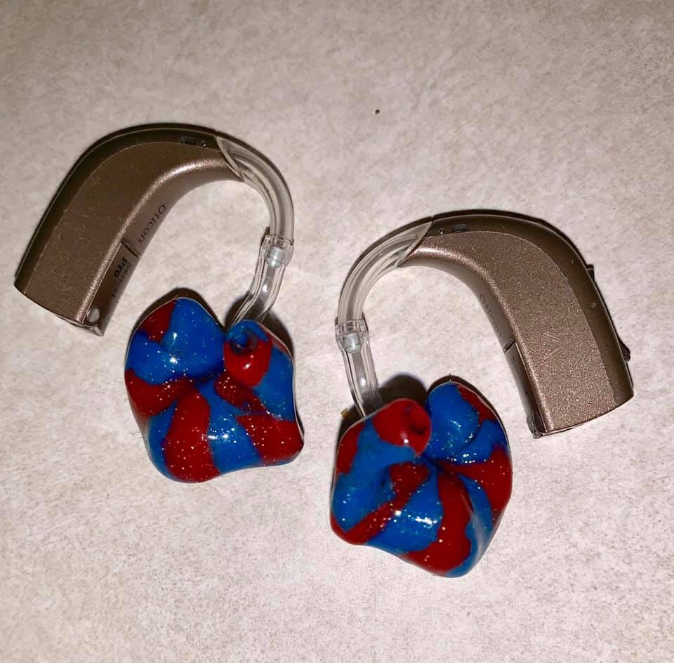cdavis3073's tweet photo. Hey, @Twins! We are hoping to get to a game this summer to show off my daughter’s new Minnesota Twins hearing aid molds! @TaylorDroz #thisishowwebaseball #babybaseballfan https://t.co/ktLRjiENe6