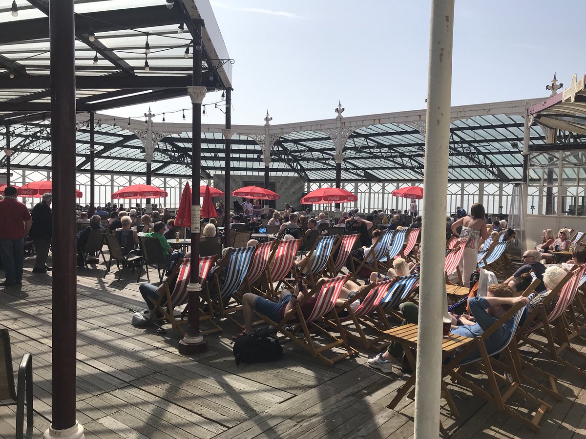 We don’t call it the Sun Lounge for nothing 😉 #Blackpool #northpier #EasterBankHoliday
