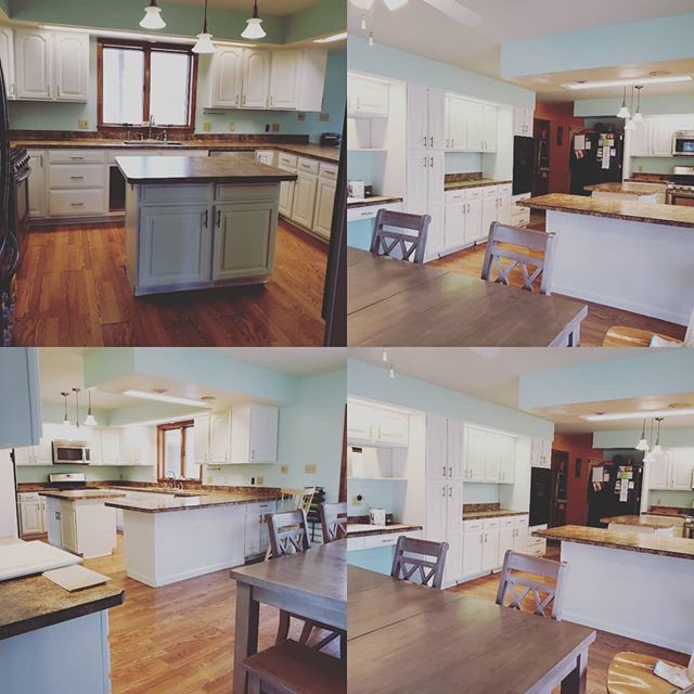 allergysafekitc's tweet photo. Kitchen cabinet reno is done!! ❤❤❤❤ I am nearly done loading back in, and ready to make a scrumptious allergy safe Easter meal!! #theallergysafekitchen #renovation #lightandbright https://t.co/OaCMXAmaAc https://t.co/WGBUpFDnJY