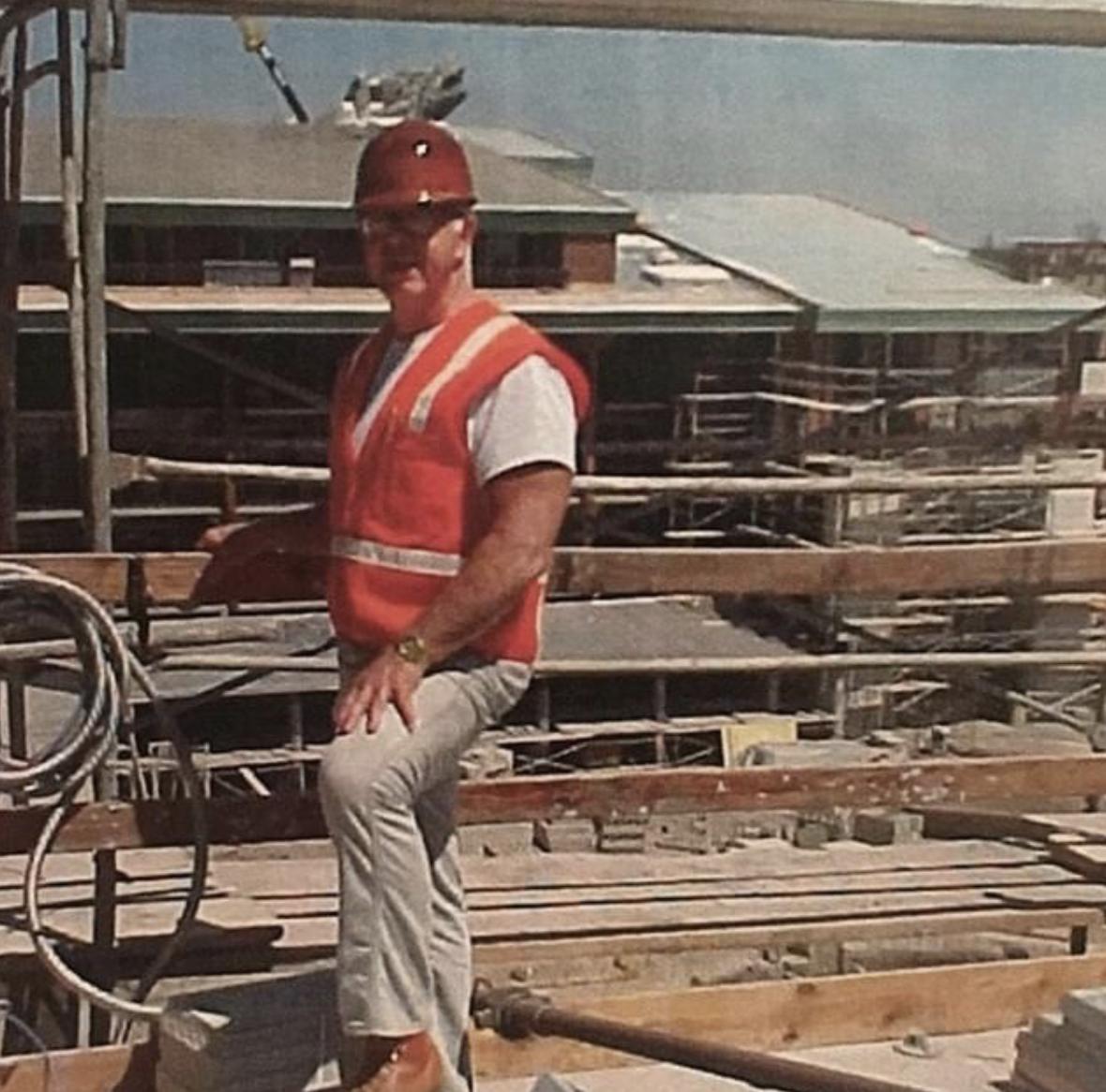 redwingdoverde's tweet photo. Picture from 2000 of Erik’s grandpa Bill working at Disney California Adventure Park. Bill was an electrical engineer for Disney who traveled the world building rides. Tell us your story from the trades! https://t.co/9NLJ7AakfR #HONORAWORKER #redwingboots https://t.co/G5gn8lo85S