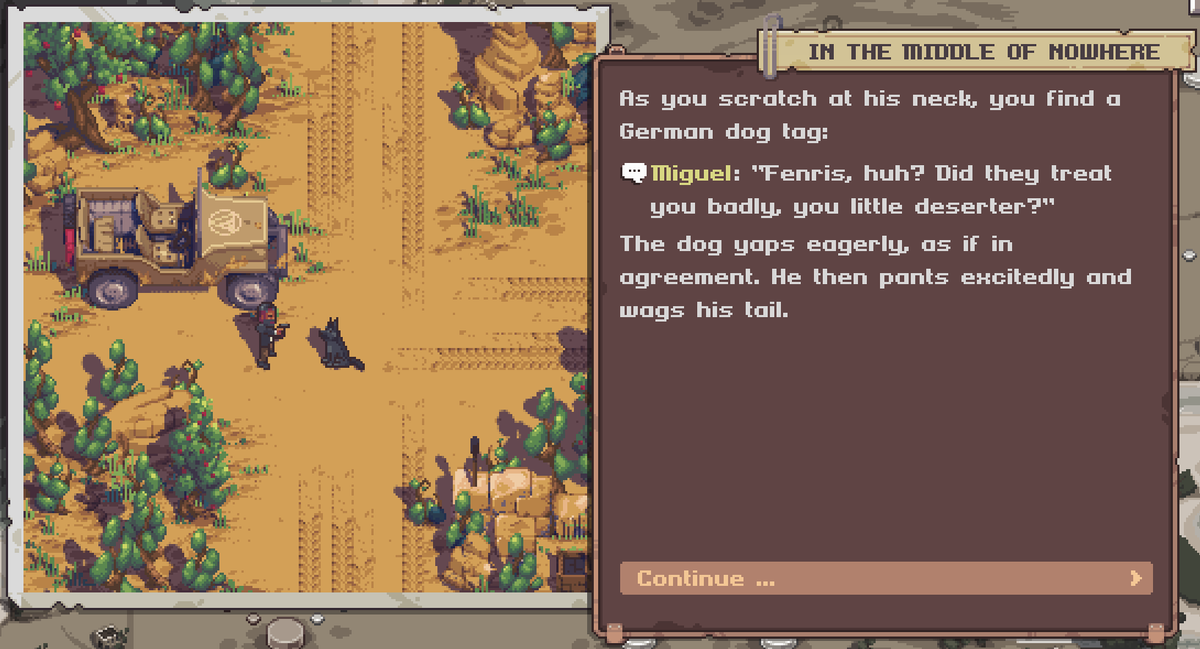 Rakura1's tweet photo. So apparently my dog is in a video game.... What are the odds. #pathwaygame https://t.co/3LoTLnAtXI