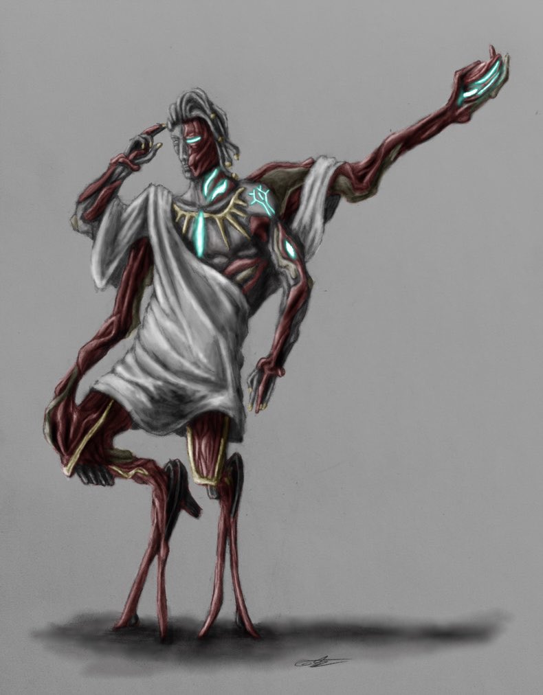 stickley_owen's tweet image. The Architect, Archimedian Perintol Reborn. My take on what the creator of the Sentients looks like after the Old War.  @PlayWarframe @rebbford @moitoi @sheldoncarter @sj_sinclair #warframe #ballas #orokin #art #fanart