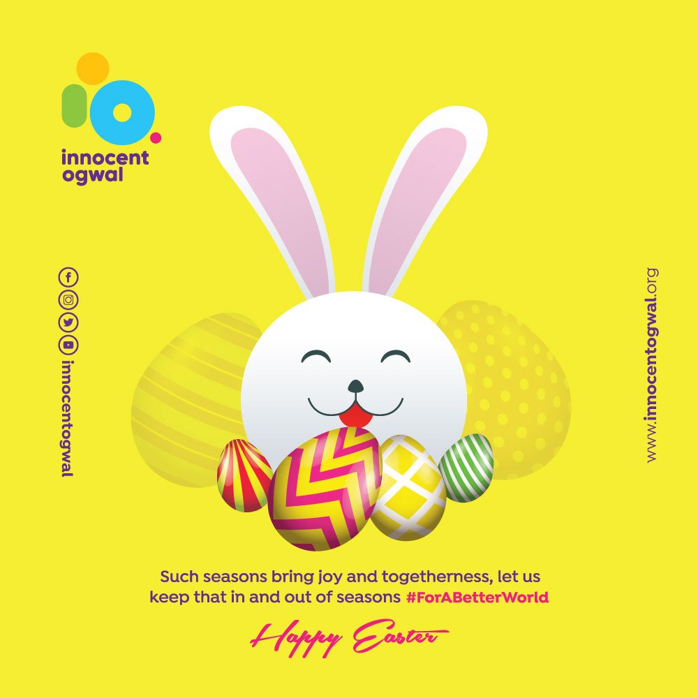 innocentogwal's tweet photo. The seasons come with so much joy and togetherness, it's our humble request that we keep it that way in and out of seasons. #ForABetterWorld 

Happy Easter Holidays.
From all of us at @innocentogwal https://t.co/IcitGy5QJe