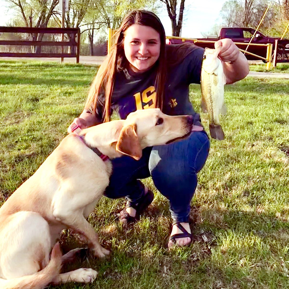 Fish are friends, not dog food. 🎣
