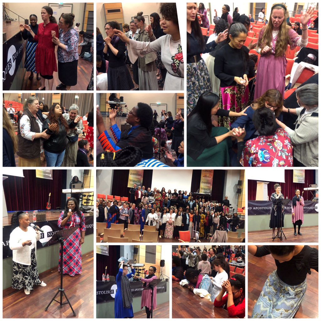 RevCGRobinette's tweet photo. #Speyer Opening night #GSNGC19 #FullyApostolic was amazing!!!
Our ladies day service was powerful!!
Thank you Sis. Robinette, Sis. Naki & @Halleyhulsman for your vision to establish a “Women of Worth” ministry point in every city so ladies can be renewed, restored & revived! https://t.co/aAvjaPW0bq