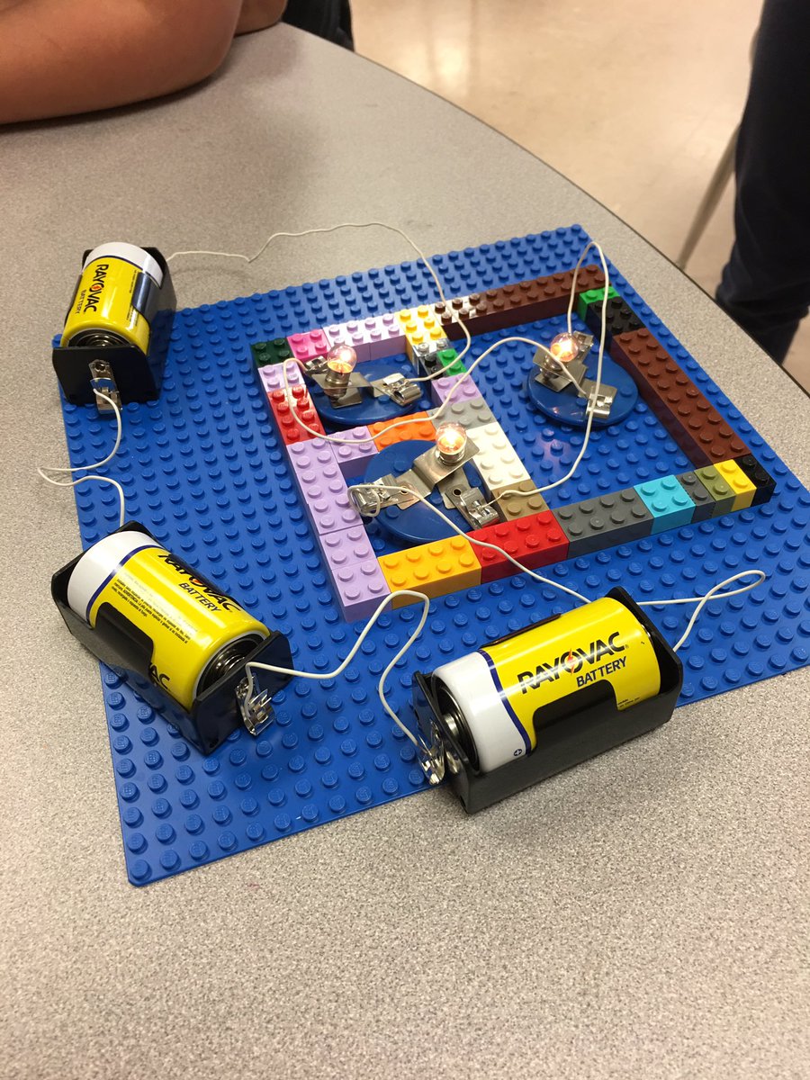 Mr_Chilson's tweet image. My third grade class learning about circuits and how it applies to our own homes as they made their LEGO homes and had to supply enough power to light them #STEM #stestem #rcschools @STE_Stallions @AnnHaley_RCS @theTSIN @lichelleleonard