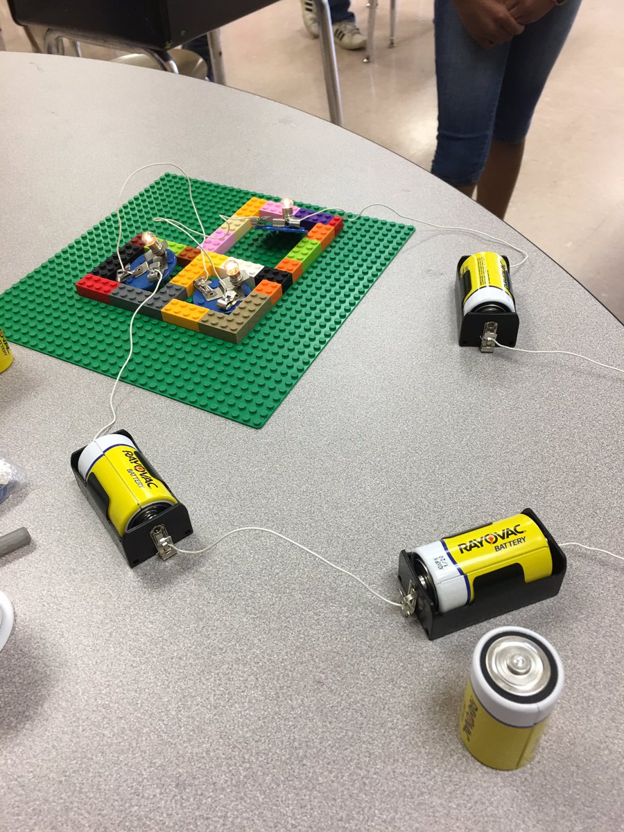 Mr_Chilson's tweet image. My third grade class learning about circuits and how it applies to our own homes as they made their LEGO homes and had to supply enough power to light them #STEM #stestem #rcschools @STE_Stallions @AnnHaley_RCS @theTSIN @lichelleleonard