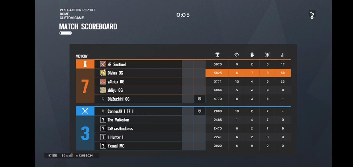 Rocky_r6s's tweet image. Erster Spieltag der @DeSBLiga ist nun vorbei und wir konnten uns die ersten 3 Punkte sichern! GG an @mg_esport
Glückwunsch zum Sieg😋
Damit streben wir weiterhin unser Ziel an😏 #OGArmy 💙❤️💙
Lineup:
@zMiyu_OG
@R6Atos
@IoxR6
@yugosfera
@Sentinel_R6s
@ZuchiniDie