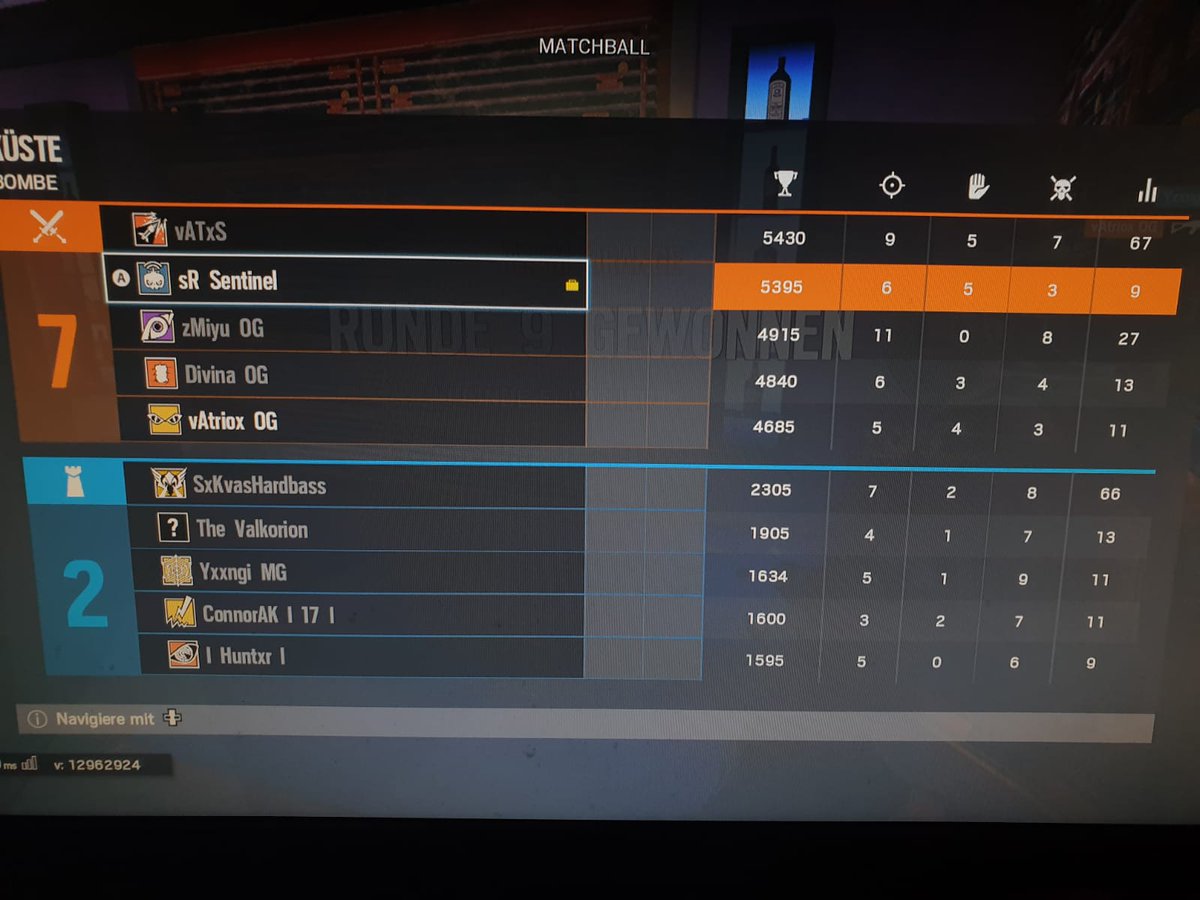 Rocky_r6s's tweet image. Erster Spieltag der @DeSBLiga ist nun vorbei und wir konnten uns die ersten 3 Punkte sichern! GG an @mg_esport
Glückwunsch zum Sieg😋
Damit streben wir weiterhin unser Ziel an😏 #OGArmy 💙❤️💙
Lineup:
@zMiyu_OG
@R6Atos
@IoxR6
@yugosfera
@Sentinel_R6s
@ZuchiniDie