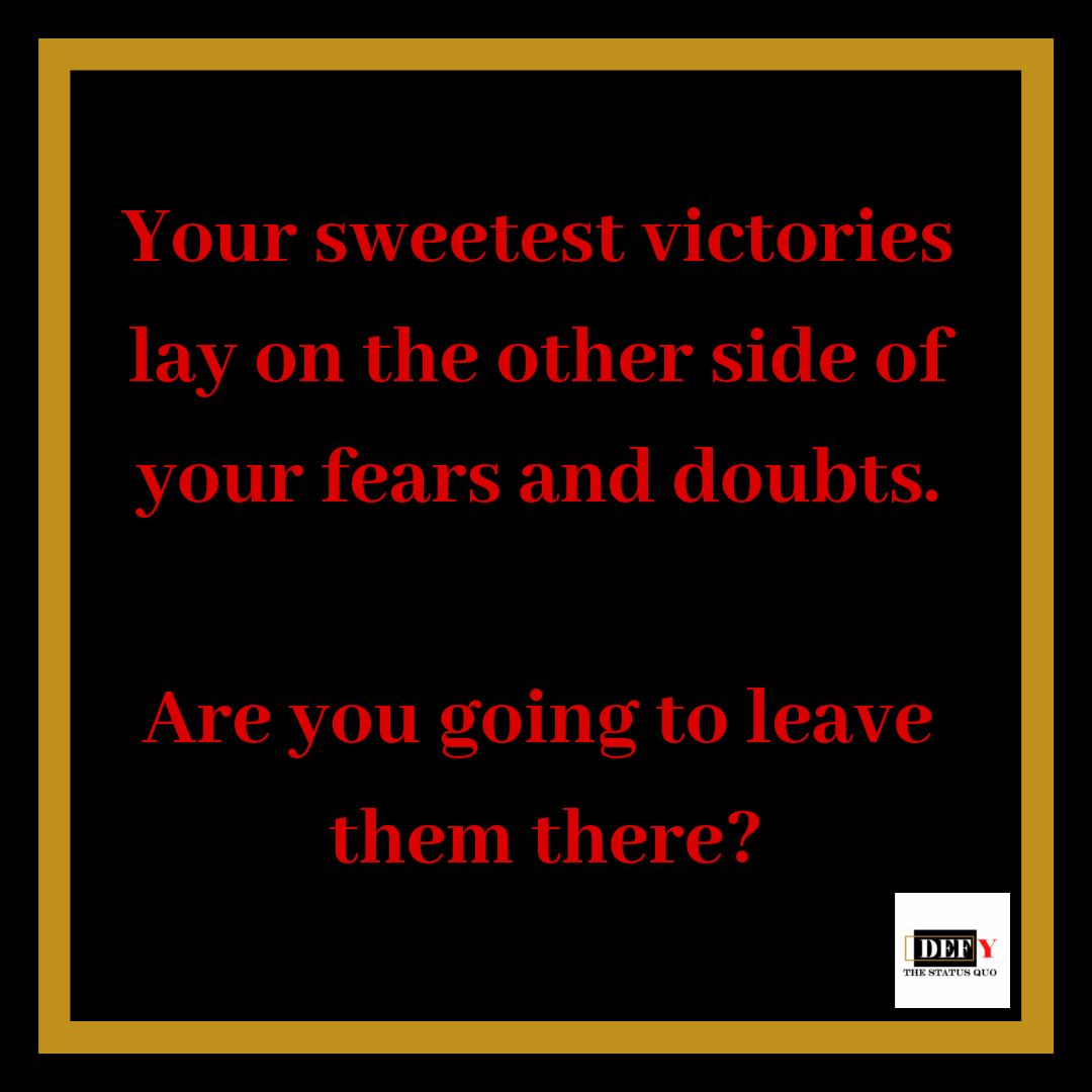 annaruthus's tweet photo. Your sweetest victories lay on the other side of your fears and doubts. Are you going to leave them there???
#entrepreneur #defythestatusquo #DreamBig https://t.co/jydn3iJ8FJ