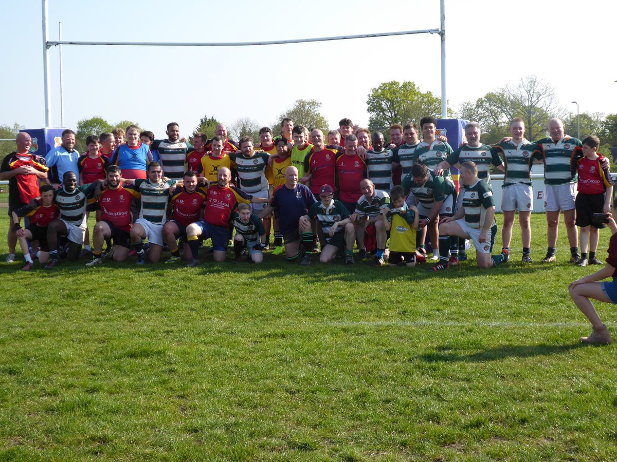 Brilliant game today for <a href="/ChargersRFC/">Surrey Chargers RFC</a> mixed ability team against <a href="/EalingRugbyMens/">Ealing Trailfinders 1871</a> Exiles  today - not sure of the score - think it was 40-something to 20-something to Ealing but played in  a great spirit.