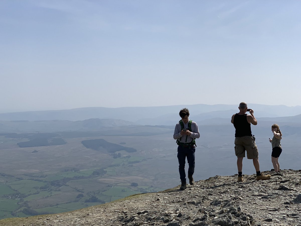 Simonprice1002's tweet photo. Team DRS training walk today. Fabulous day in the beautiful English lakes. (First 10miles 2800ft)Dexter still tired from his recent trip to India but still enjoyed it. #DRS3Peaks2019 #3PeaksByRail @DRSgovuk @MagdaTrafas @RachaelJRidley @lukea101  @RailwayChildren https://t.co/wA8nJoEq9b