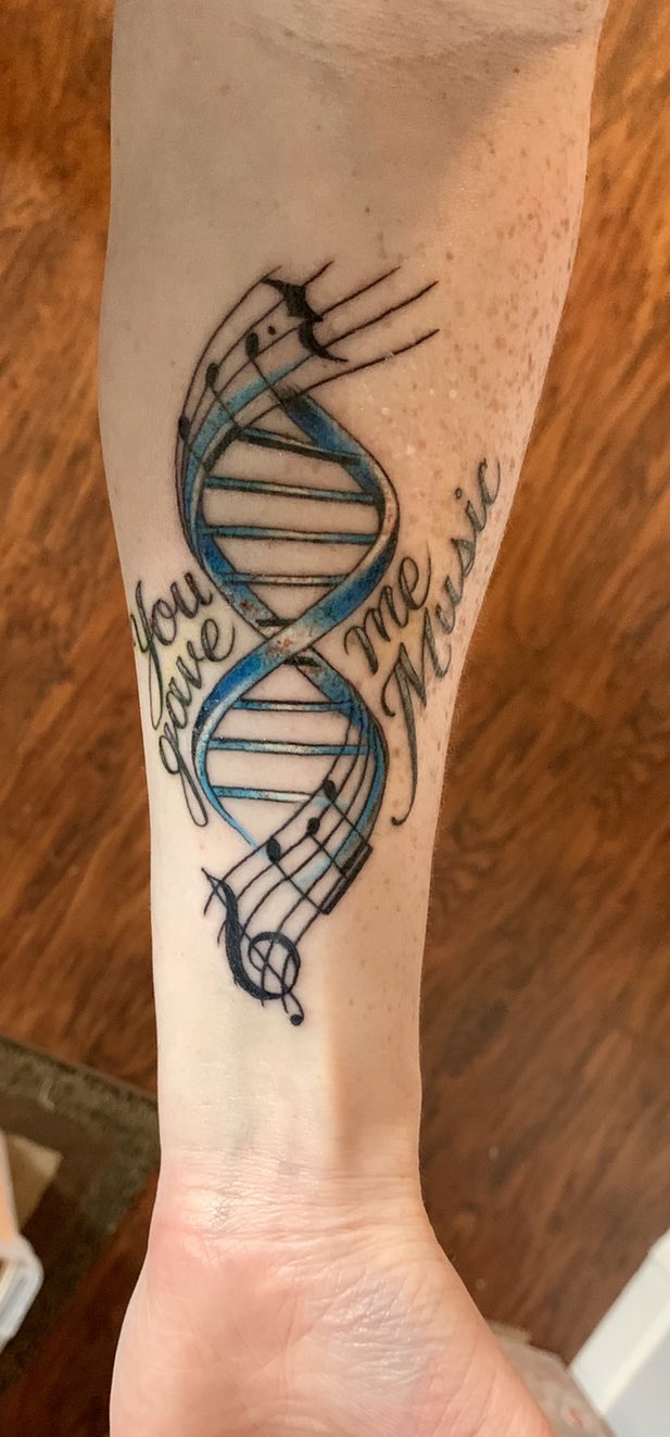 Top 65 music dna tattoo latest  incdgdbentre