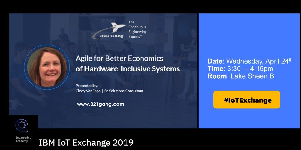 Join @CindyVanEpps at the #IBM #IoTExchange to learn how to apply #agile principles to hardware-inclusive systems to boost productivity, increase cost-effectiveness, &amp; meet regulatory #compliance! #SAFe #AI #systemsengineering #hardware <a href="/SAEIntl/">SAE International®</a>