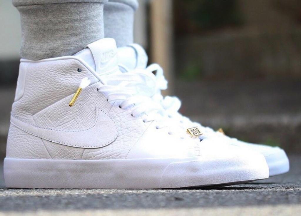 blazer royal qs white