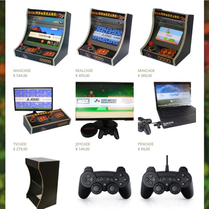 Homecadegames's tweet photo. Una gamma completa per gli amanti del #retrogaming 
bartop,plance,console,kit fai da te,accessori... tutto!!!
shop online--> https://t.co/a3Bjx92R8l https://t.co/q1wSfBgF77