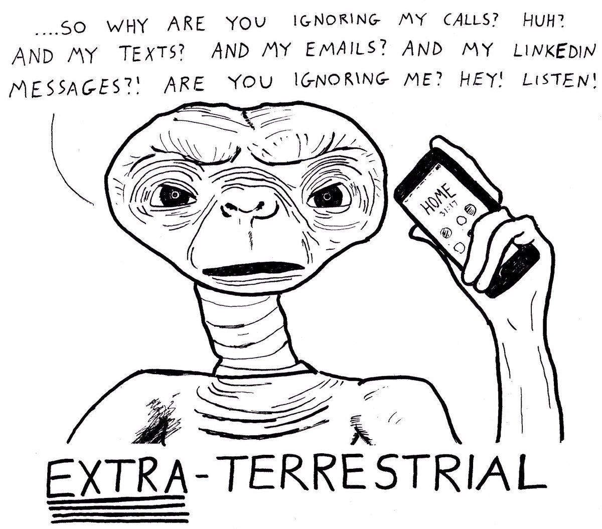 slavicgarlic's tweet photo. #extra #beingextra #extraterrestrial #ET #ETphonehome #beingsoextra #alien #aliens #ufo #ufology #StevenSpielberg #Elliott #ouch #Spielberg #thetruthisoutthere #scifi #ALIENSAREREAL #AlienDay #phone #phonehome #ETTheExtraTerrestrial #amblin #AmblinEntertainment #webcomic #martian https://t.co/PTR79qQnaO
