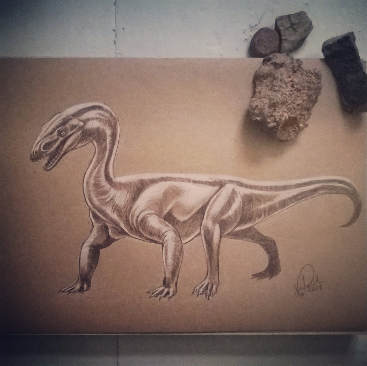 NinaPommelin's tweet photo. #ArchosauArtApril Days 17 & 18 #deinosuchus and #teleocrater
Deinosuchus is the best boy. Teleocrater is great but a giant crocodilian? Heck yes. #drawing #sketchbook #smltart #paleoart #Pencildrawing #dailydrawing #traditionalart #dailydraw #creatureart https://t.co/WByiMpScyt