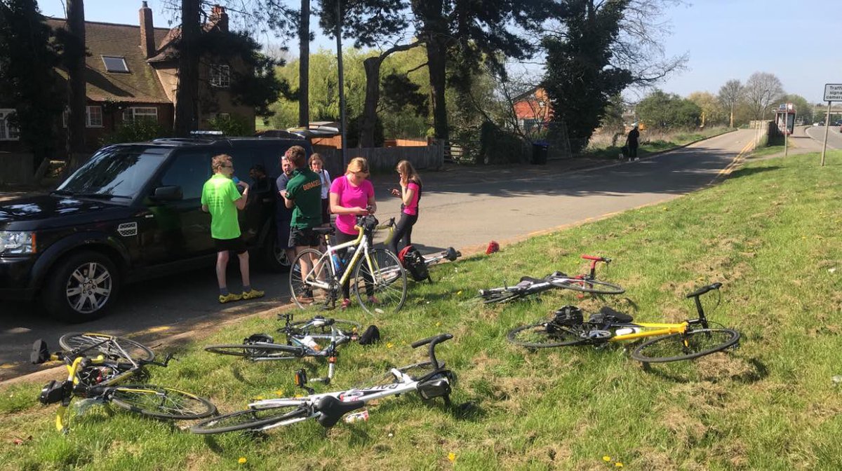 They have now completed the first leg of the journey and have made it half way to Huntingdon!! 🚴🏽‍♂️🚴🏼‍♀️

You can follow their story and donate using this link > 
justgiving.com/fundraising/ha…