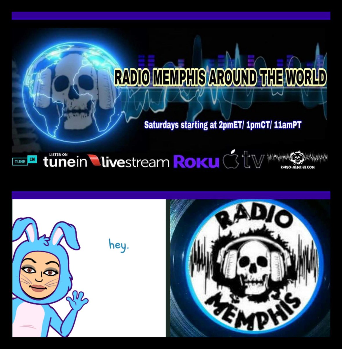 You're #girlfriend 's BACK. 😁 
 #saturdays 2pmET/ 1pmCT/ 11amPT 
Radio-Memphis.com LIVESTREAM.com/RADIOMEMPHIS and the #FREEAPP for #TUNEIN #indie #music #rock #pop #metal #country #blues #rnb #soul #AROUNDTHEWORLD #LIVE #radio #DIRTYD #RADIOMEMPHIS #USA #worldwide #easter