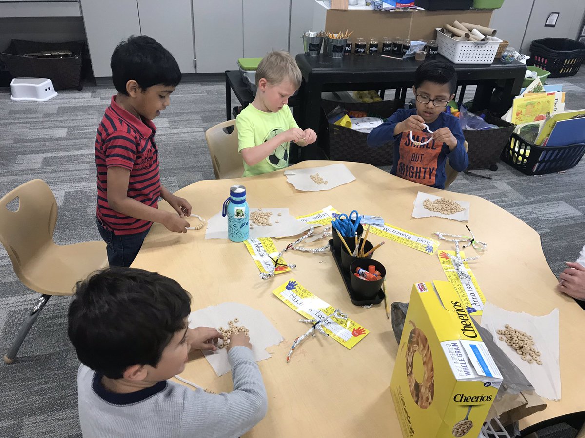 Kmsanders54's tweet photo. @AngelaLoser @NBEbulldogs we had an amazing Earth Day celebration! The craft the students are working on will be gifts for our residence friends at the retirement community! #lovebugs #makingsomeonesday https://t.co/pRQYdsH7u5