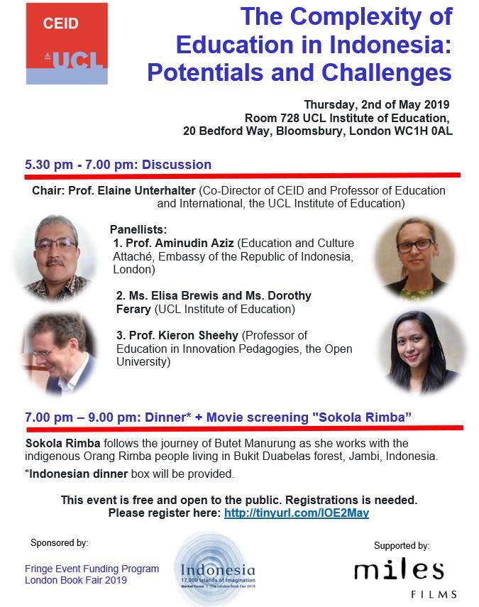 Join us in celebrating Indonesia’s national education day. Register here: eventbrite.co.uk/e/the-complexi…