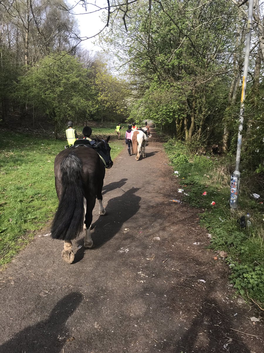 Great day volunteering at Riding for the Disabled Glasgow.