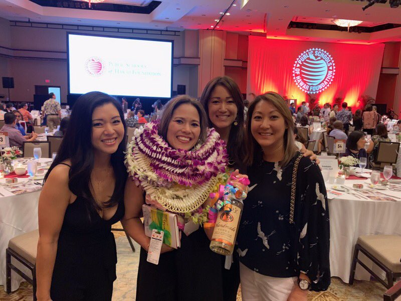 staciekunihisa's tweet photo. What an absolute honor it is to be given this award. But this is not my award only. WE > ME and without a HUGE support system and the best staff EVER this wouldn’t have happened! Congrats to everyone at Kanoelani including our students and families!! @HIDOE808 #islandinsurance https://t.co/AKvM4LYXjU