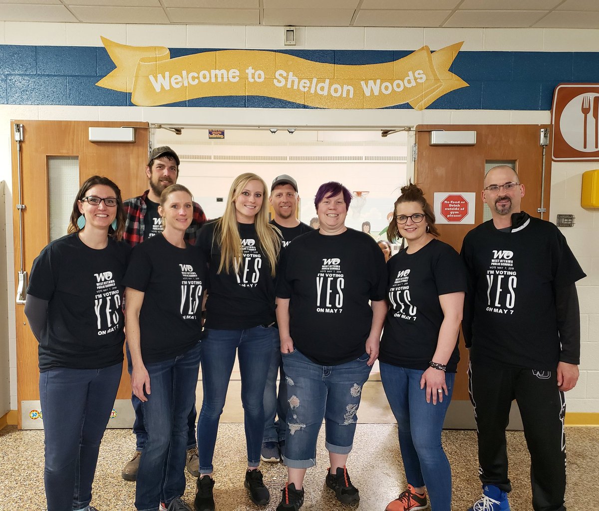 Sheldon Woods parents will be voting YES on May 7! #VoteYesOnMay7 #InvestingInOurCommunity #LifeIsGoodInTheWoods #PanthersPassTheBond #GoWO