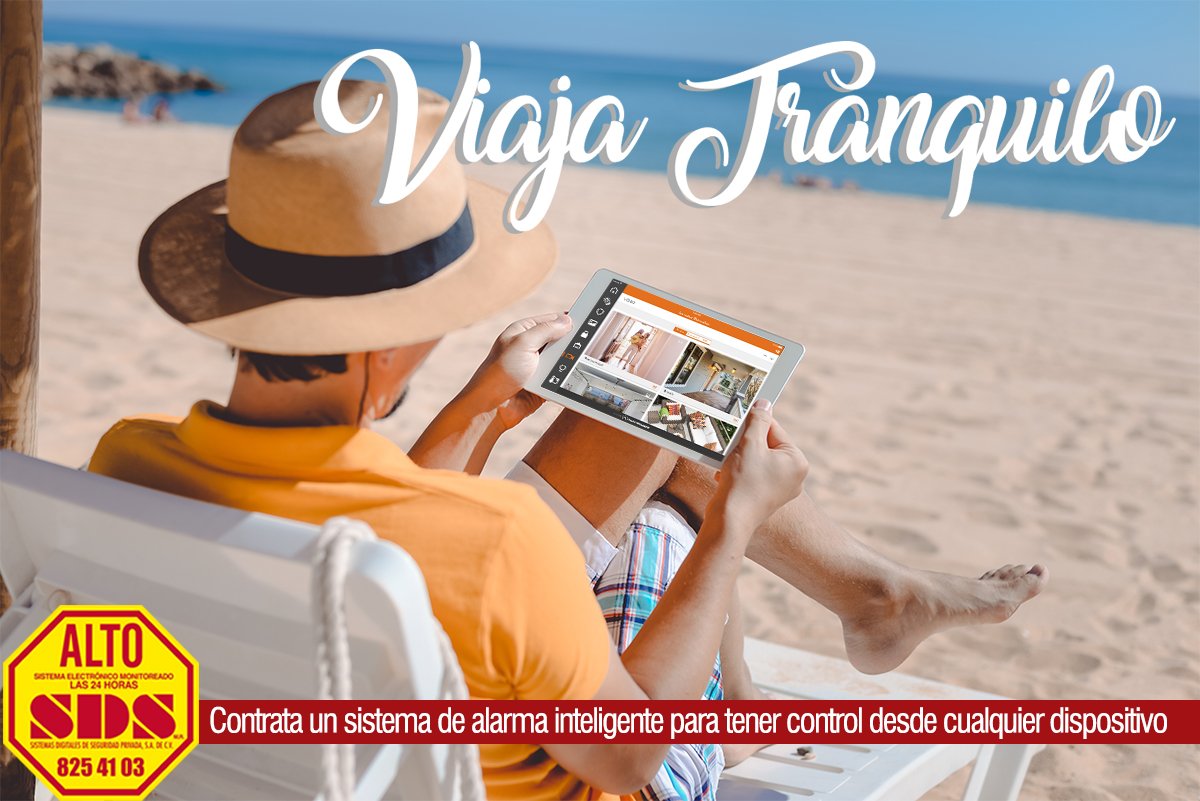 SDS_SLP's tweet photo. ¡Disfruta tus vacaciones!
Con SDS puedes tener el control de tu sistema de alarma desde tu celular o dispositivo móvil, en cualquier lugar. 
Servicios adicionales para tu bienestar y comodidad.
Conoce más en https://t.co/NDMEuzAvn1 https://t.co/9CNpdoj9zP