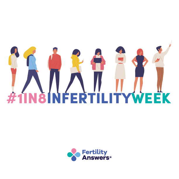 OvumHealth's tweet photo. Tomorrow starts #InfertilityWeek. We're honoring those who are struggling by sharing personal stories through Instagram takeovers. Follow us @fertilityanswers_ to gain inspiration, education and help us further awareness for the challenges #1in8 of us face. https://t.co/N9dsUfsobr