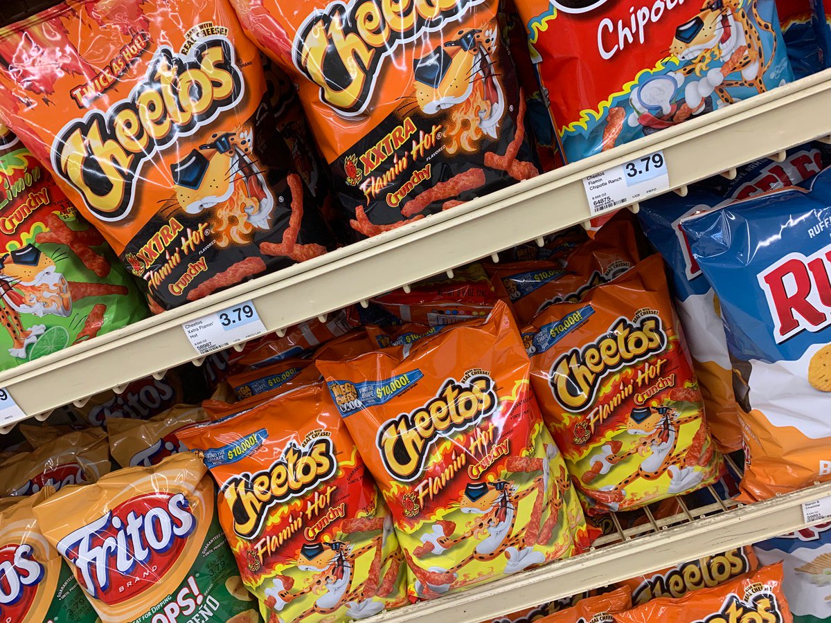 tom4sanders's tweet photo. The grocery isle is different to me after #HDRTranscon I learned that a janitor took the CEO's challenge to "think like an owner," and invented Flam'in Hot in his own kitchen - and it has been a difference-maker for Frito Lay. At #HDR we ARE owners! #WeAreOnFire #EmployeeOwned https://t.co/GAhsfZg0LD