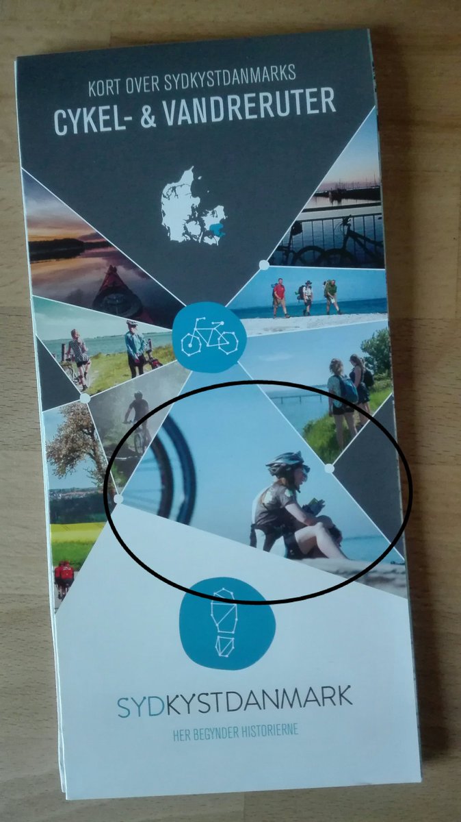 bikeAlottle's tweet photo. When you go to your local library and find yourself (+twinsis) on front of this years biking-and-hiking-map for our area 😁 #onthefrontpage https://t.co/rV1QsnLnG7