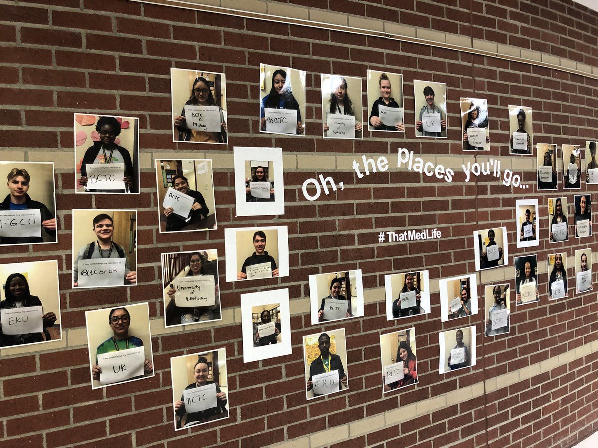 Brandy_Ashford's tweet photo. Oh the places youโll go! Congratulations to our Medical Academy students on their acceptances to college!! #ThatMedLife https://t.co/VFTpau7b16