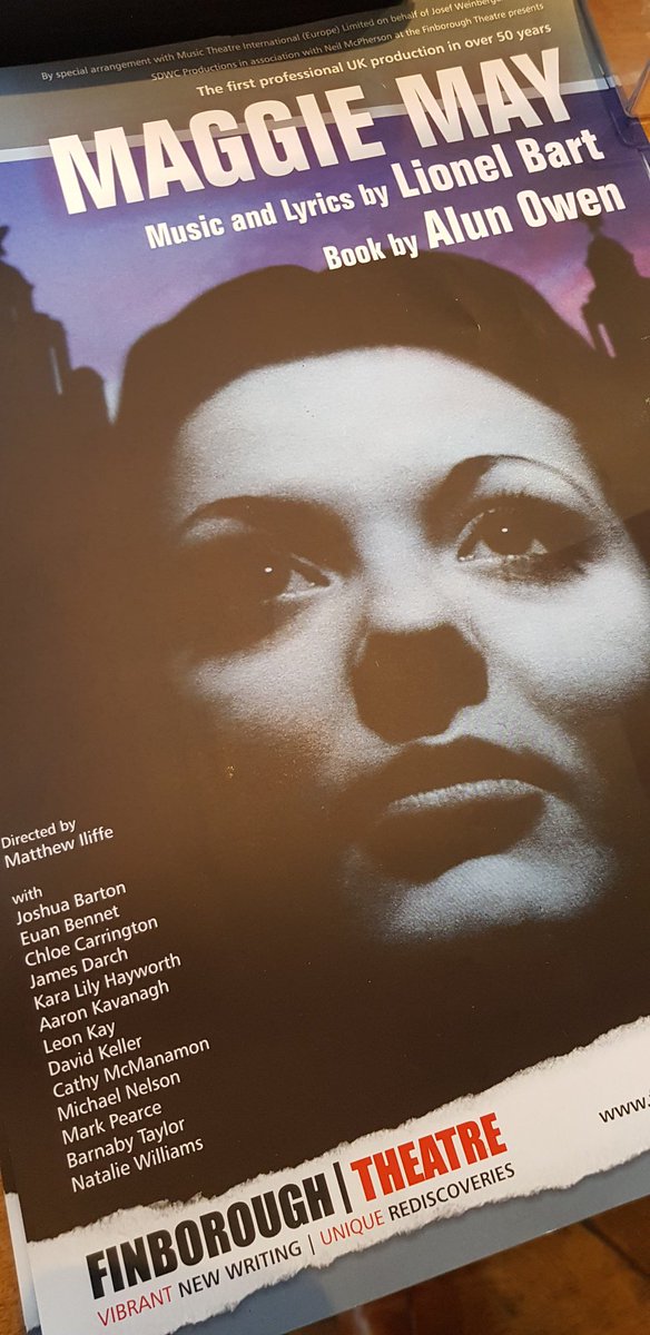 danlew94's tweet image. Excited to be watching the final performance of @MaggieMayLDN - thanks everyone for a great 4 weeks! @finborough