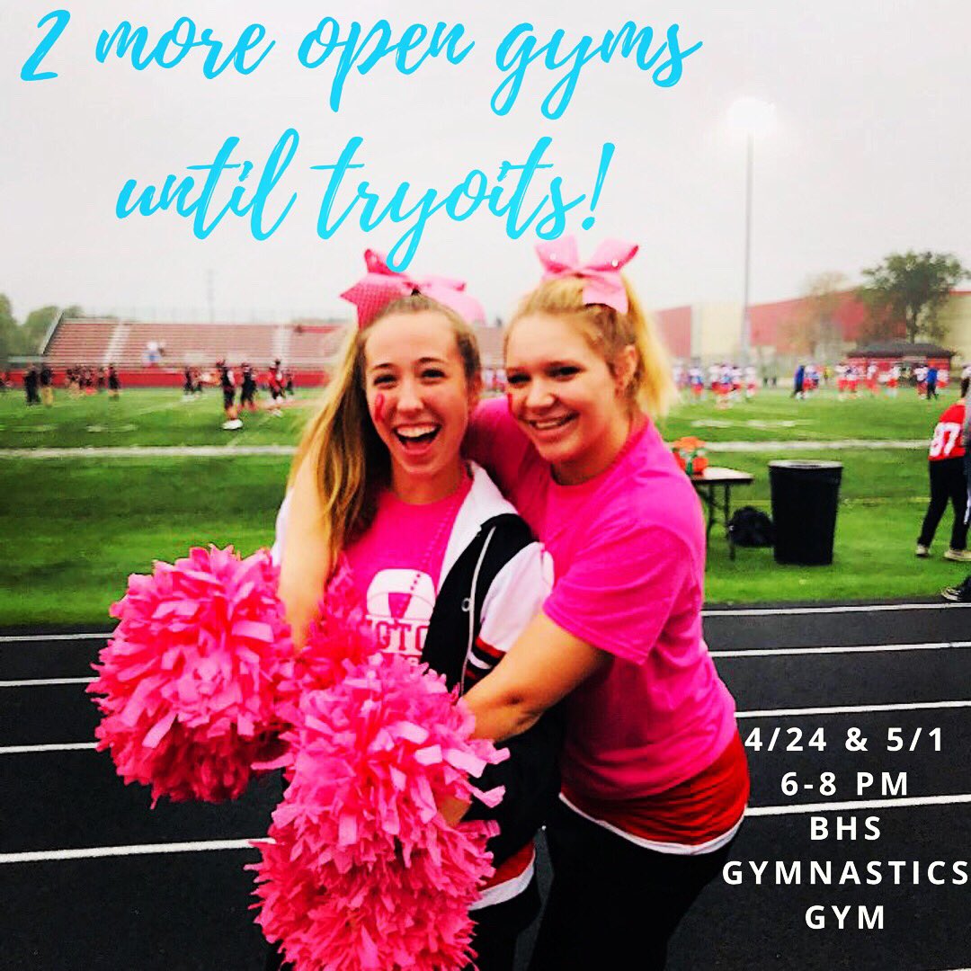 BarringtonCheer's tweet photo. Come spend your Friday nights with your besties!  🐴❤️ Tryout info online at https://t.co/CEF9ksvE7s #chamily1920 https://t.co/3wSjbqODXo