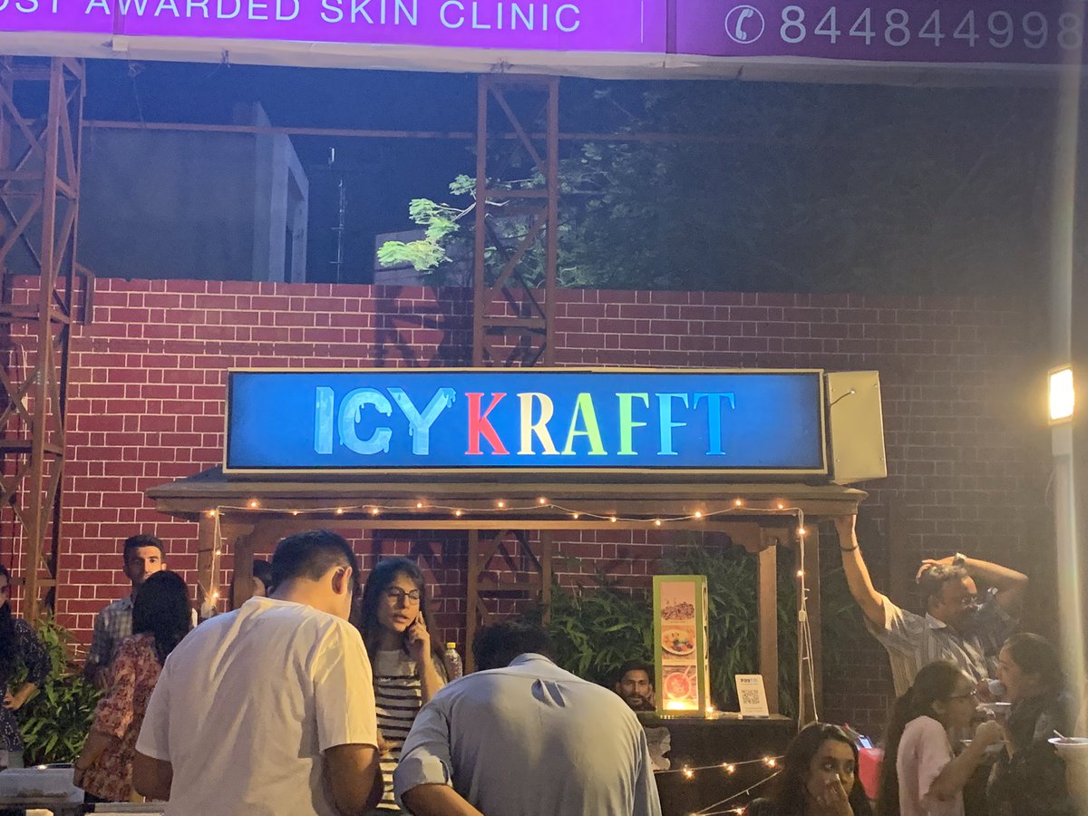 shivamujoshi's tweet photo. Do visit this place if you are at #Ahmedabad 
It is being managed by couple of girls I guess. https://t.co/nlRZSDJrcs