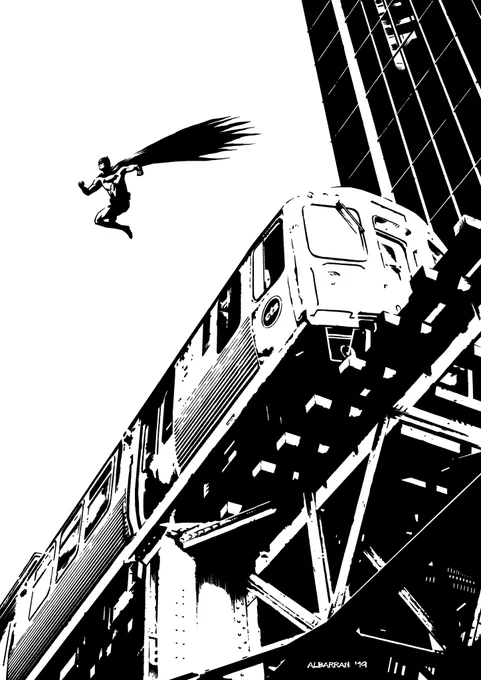 Tiny Batman piece done! This one was FUN. 