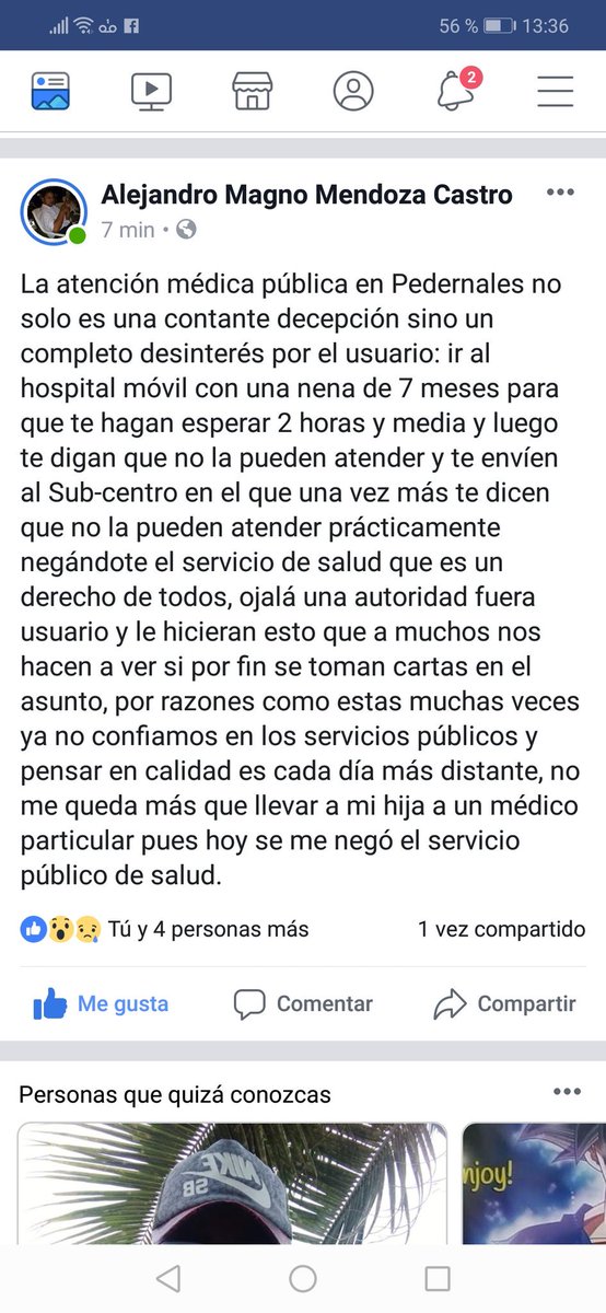 panta_ab's tweet photo. @Salud_Ec tomar en cuenta la. Salud en Pedernales. Nadie dice nada. Ojalá y uds como ministerio hagan algo por nuestra Ciudad https://t.co/30OBlStJSZ